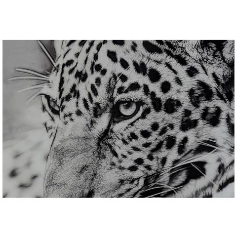 Quadro Dkd Home Decor 100 X 2,5 X 100 Cm Leopardo Coloniale (2 Unità) - Foto 4