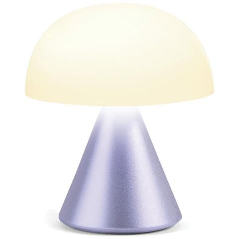 Lampada Da Tavolo Mina Batteria Ricaricabile Led Viola Abs - Foto 6