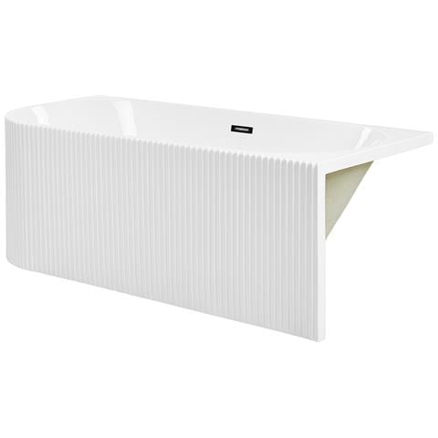 Vasca Da Bagno Angolare Gocta Lato Sinistro 170 X 77 Cm Bianco - Foto 2