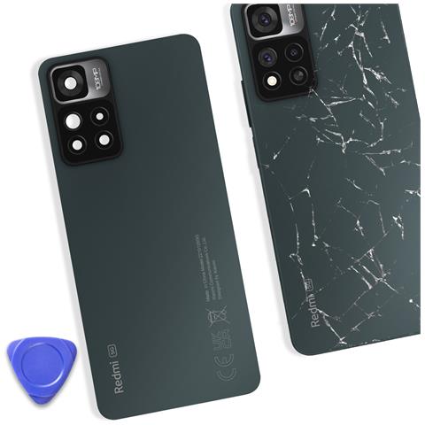 Vetro Posteriore Redmi Note 11 Pro Plus 5g Originale, Verde Scuro - Foto 4