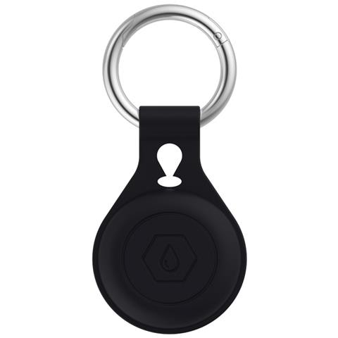 Custodia /supporto Airtag Con Portachiavi Black - Foto 1