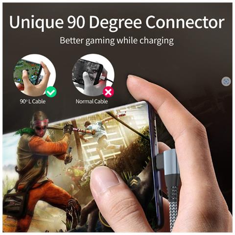 Cavo Dati Di Ricarica Rapida Type-c Pd, Cavo Usb C A Usb C Black - Foto 3