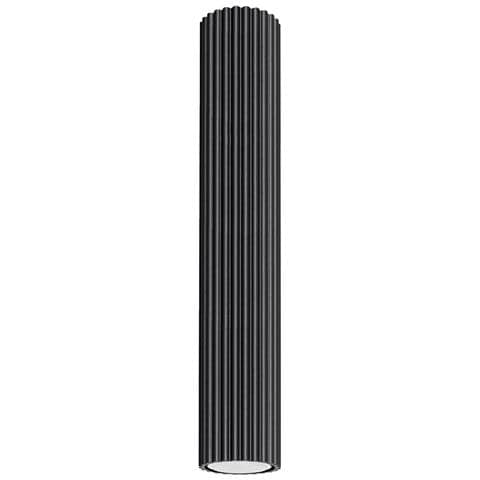 Lampada Da Soffitto Karbon 40 Nero Sl. 1571 - Minimalista Lampada Da Soffitto Nero 40x6.5x6.5 Cm - Foto 1