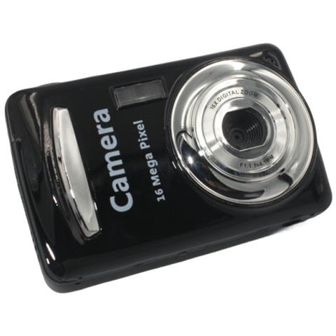 Fotocamera Digitale Compatta 1080p, 16 Mp Con Schermo Da 2,4 Pollici - 32 Gb Black - Foto 4