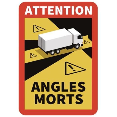 Adesivo ''angle Morts'' Per Camion - Foto 1