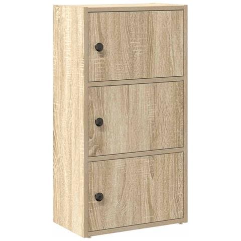 Libreria Rovere Sonoma 40x24x77 Cm In Legno Multistrato - Foto 2