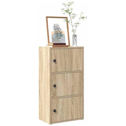 Libreria Rovere Sonoma 40x24x77 Cm In Legno Multistrato - Foto 1