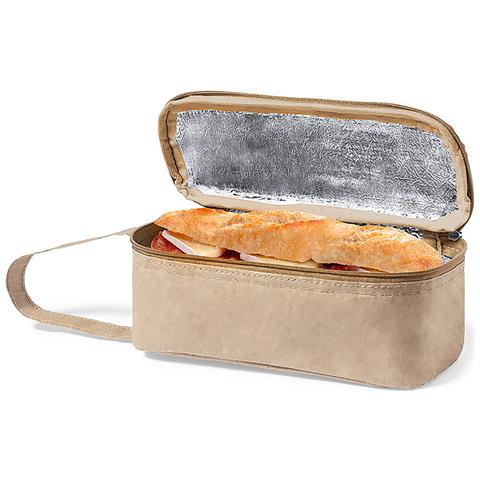 Porta Snack Termico 21x8x7,5 Cm. Marrone Chiaro - Foto 4