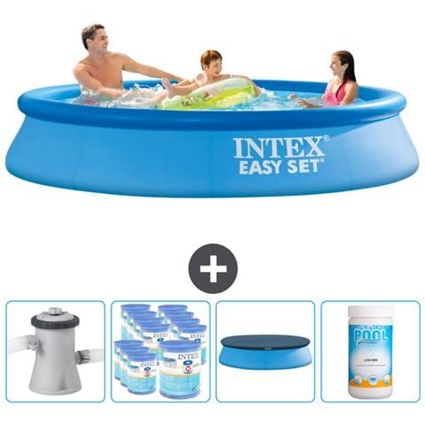 Piscina Fuori Terra - In Giro - 305x305x61 Cm - Blu - Include Accessori Coordinati Cb87 - Foto 1