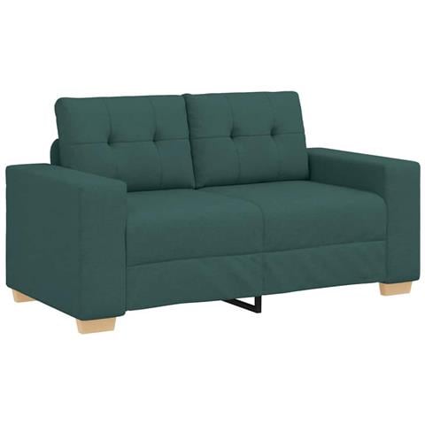 Divano Divanetto Verde Scuro 120 cm in Tessuto - Foto 1