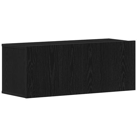Stand TV in Quercia Nera 80x30x30 cm Realizzato in Legno Compatto - Foto 1