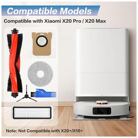 Kit Di Accessori Per Robot Aspirapolvere Per Xiaomi X20 Pro /x20 Max - Foto 2