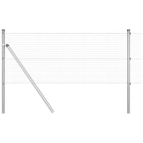 Recinto in Rete Saldato con 13 Pali 0,5x50 m in Acciaio Zincato - Foto 1