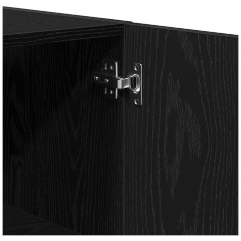 Mobile da muro Nero Rovere 60x31x60 cm Legno ingegnerizzato - Foto 9