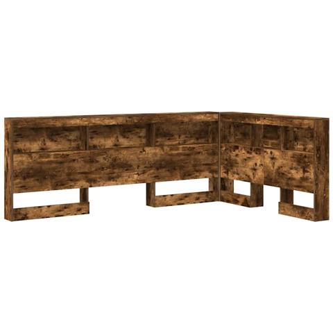 Testata contenitore Rovere fumo 120 cm Legno multistrato - Foto 1