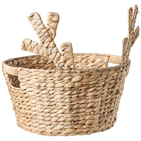 Cestino Renne Giacinto D'acqua Naturale - Foto 2