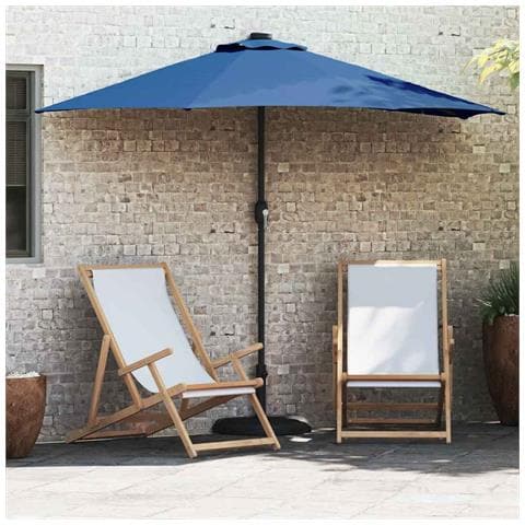 Ombrello da giardino Azzurro 294 x 150 x 224 cm Tessuto - Foto 2