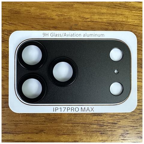 Protezione Obiettivo Fotocamera Antiesplosione In Metallo Opaco Compatibile Con Iphone 17 Pro Max - Foto 4