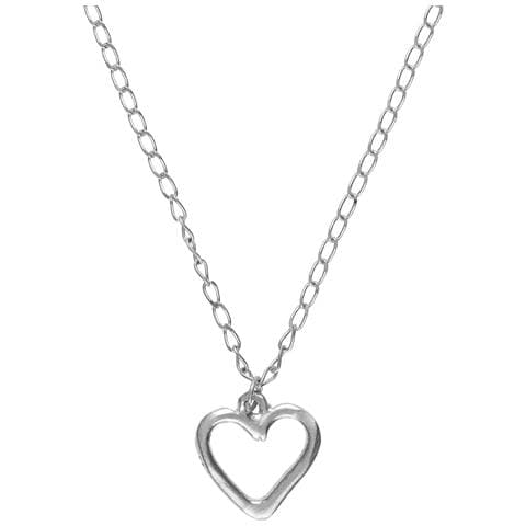 Catena Girocollo A Forma Di Cuore, Placcata Argento - Foto 2