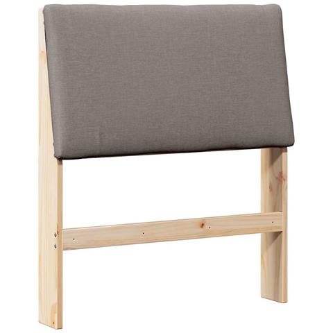 Testiera imbottita Talpa 75 cm Pino massello - Foto 1