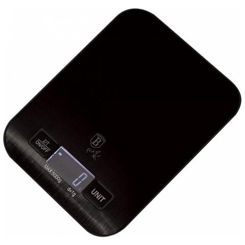 Bilancia da cucina superpiatta BH-9425 in argento nero - Foto 1