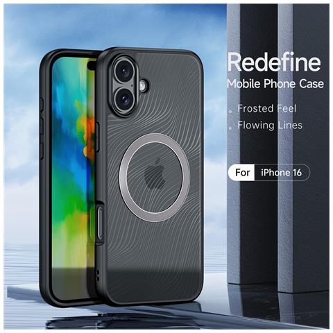 Cover per iPhone 16 - Nero, MagSafe - Foto 2