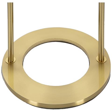 Lampada Da Tavolo Glamy Arc B In Ferro Dorato E Vetro Opalino Ø 21 Cm - Foto 2