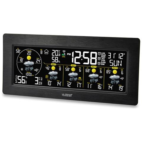 SW404-BLA stazione meteorologica digitale Nero LCD CA /Batteria Wi-Fi - Foto 3