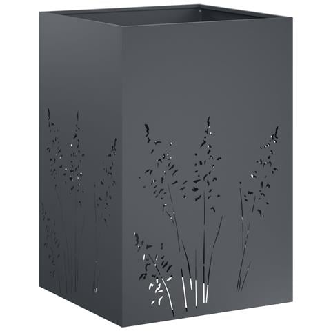Vaso da giardino Antracite 50 x 50 x 75 cm - Foto 1
