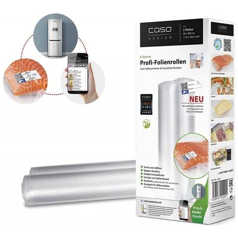 Rotoli Per Confezionamento Sottovuoto 30x600 Cm Set 2 Pezzi - Foto 1