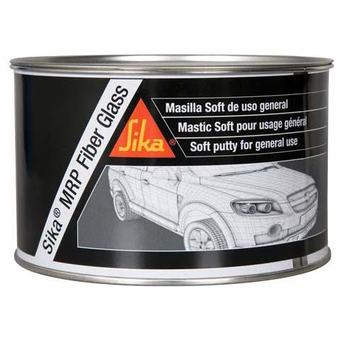 Stucco In Fibra Di Vetro Per Lamiera - Sika Mrp Fibra Di Vetro - Grigio - 2 Kg - Foto 1