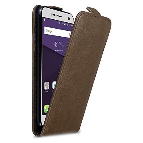 Custodia Compatibile Con Zte Blade V8 Mini In Bruno Caffè - Coperchio Protettivo In Design Flip Con Chiusura Magnetica - Foto 1