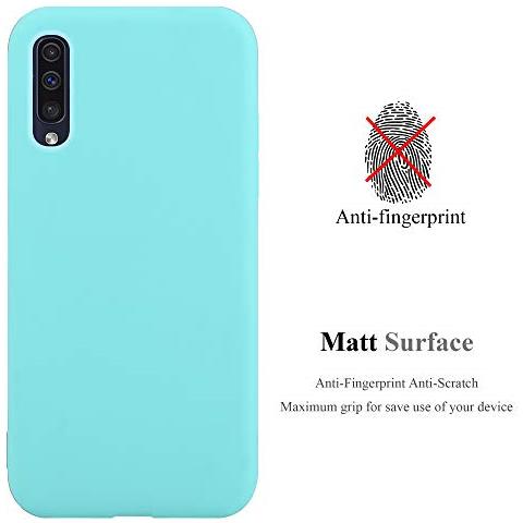 Custodia Compatibile Con Samsung Galaxy A50 In Candy Blu - Coperchio Protettivo In Silicone Tpu Flessibile - Foto 2
