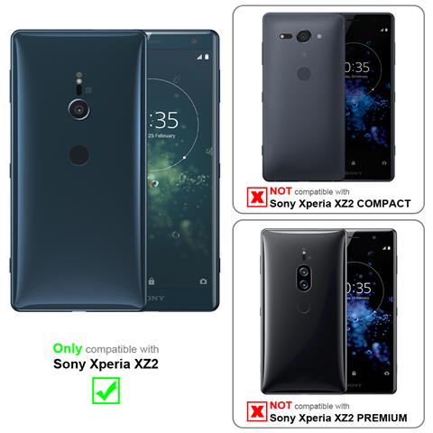 Custodia Compatibile Con Sony Xperia Xz2 In Blu Fiore - Coperchio Protettivo In Design Floreale Con Chiusura Magnetica, Funzione Stand E Slot Per Carte - Foto 11