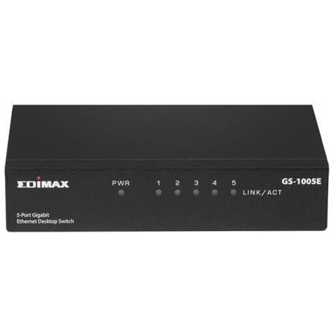 Switch da Tavolo GS-1005E con 5 Porte Colore Nero  - Foto 1