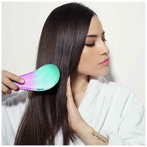 Detangler Brush - Best Districante Spazzola Per Capelli Per Le Donne Ragazze E Ragazzi Per Bagnato Raffinata Capelli Ricci Afro E Capelli Lunghi - Viola - Foto 2