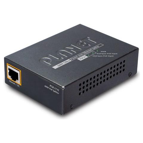 POE-171S, IEEE 802.3, IEEE 802.3ab, IEEE 802.3af, IEEE 802.3at, IEEE 802.3u, Nero, 52 - 56, 10/100/1000Base-T, 0 - 50 °C, -10 - 70 °C - Foto 1