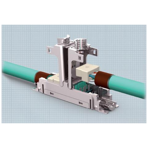 CKEFFLFL Network transmitter & receiver Argento 10,100,1000,10000Mbit / s moltiplicatore di rete - Foto 2