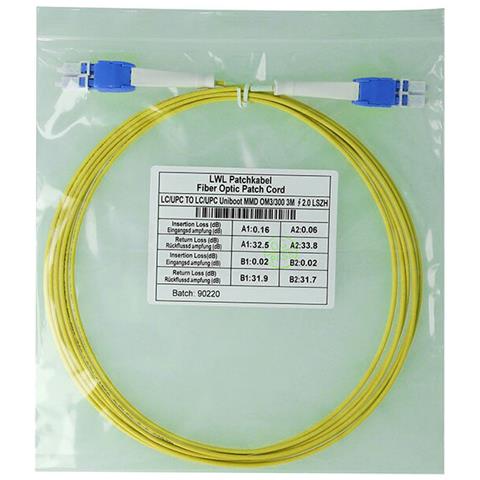 SFP8181BU3MK cavo InfiniBand e in fibra ottica 3 m LC Giallo - Foto 2