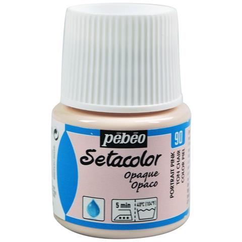 Pittura Tessile Setacolor Opaco - Rosa Chiaro - 45 Ml - Foto 1