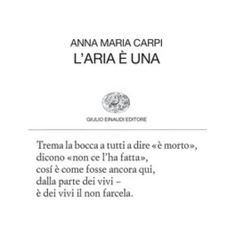 Anna Maria Carpi - L'aria È Una - Foto 1