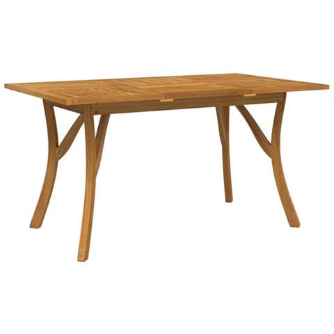 Tavolo Da Giardino 150x90x75 Cm Legno Massello Di Acacia - Foto 1