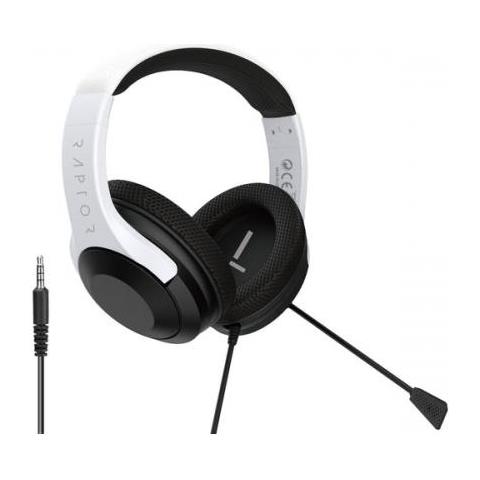 Rg-h300-w Cuffia E Auricolare Cablato A Padiglione Giocare Nero, Bianco - Foto 1