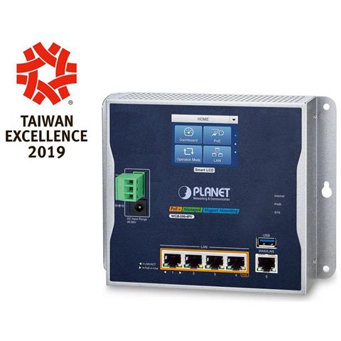 Planet Ip30 Industrial Wall-mount Router Cablato Gigabit Ethernet Blu, Grigio (ip30 Industrial Wall-mount - Gigabit Rout - Foto 3