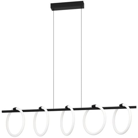 Caranacoa lampada a sospensione Supporto flessibile 7 W LED Nero, Bianco - Foto 1