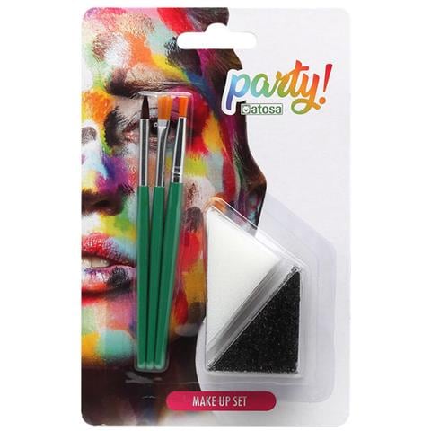 Pennelli Spugna 5 Pezzi Set Da Trucco - Foto 1