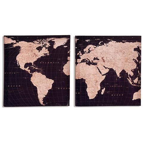 Tela Mappamondo 1,5 X 28 X 28 Cm (36 Unità) - Foto 2