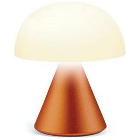 Lampada Da Tavolo Lexon Mina Batteria Ricaricabile Led Arancio Abs - Foto 1