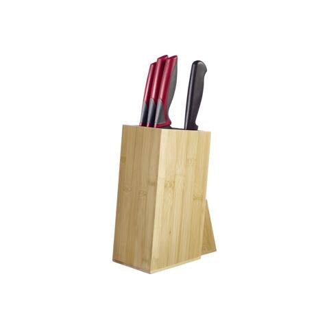 14472260 ceppo per coltelli Set di coltelli da protezione Bamboo, Plastica Legno - Foto 2