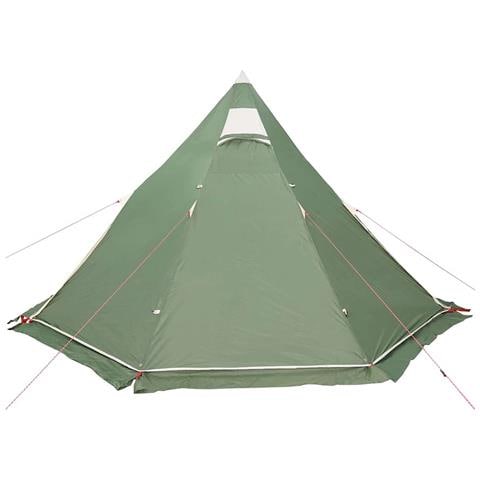 Tenda Da Campeggio Tipi Per 5 Persone Verde Impermeabile - Foto 10